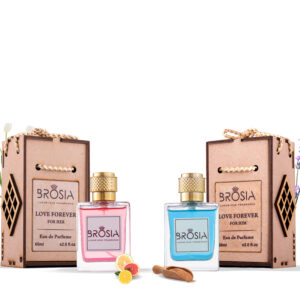 BROSIA Love Forever For Him and Her Luxurious Perfume (Gift Set 2 x 60ml) For Men and Women | Eau De Parfume || Perfectly Loved Gift & Long Lasting || Made in Dubai |,120ml