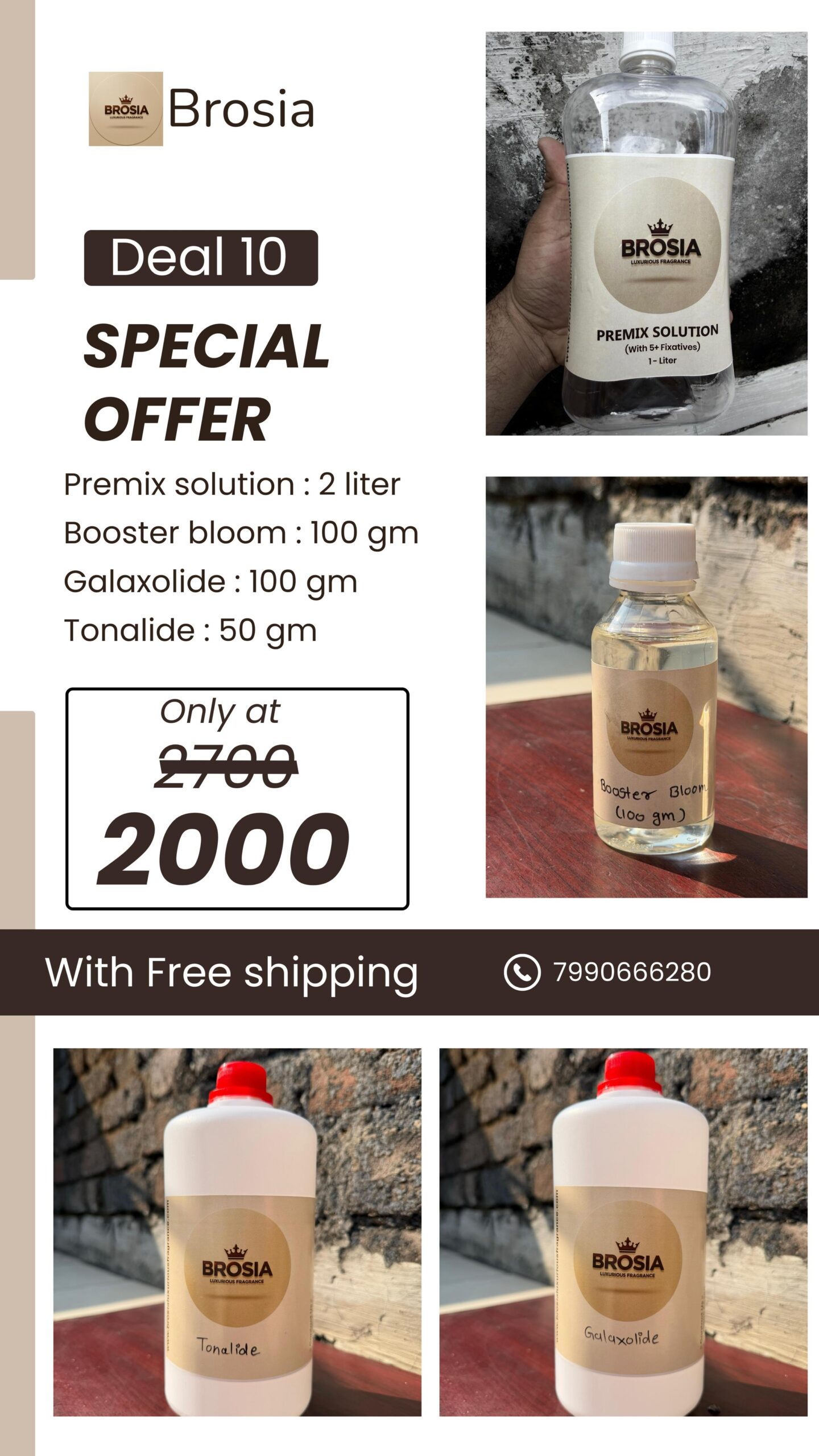 Premix + Booster + Galaxolide + Tonalide